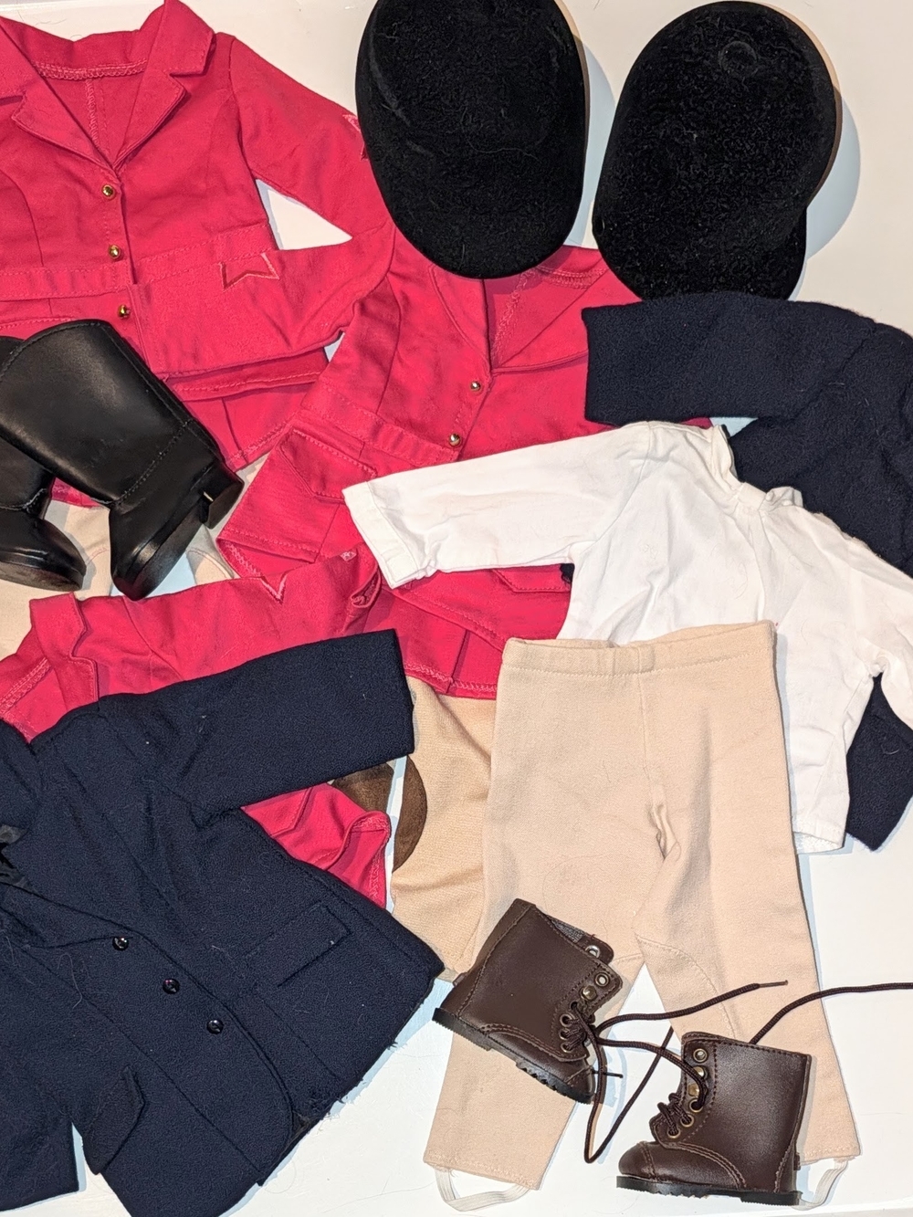 American Girl Pleasant Company 13 Piece Riding Outfit Items